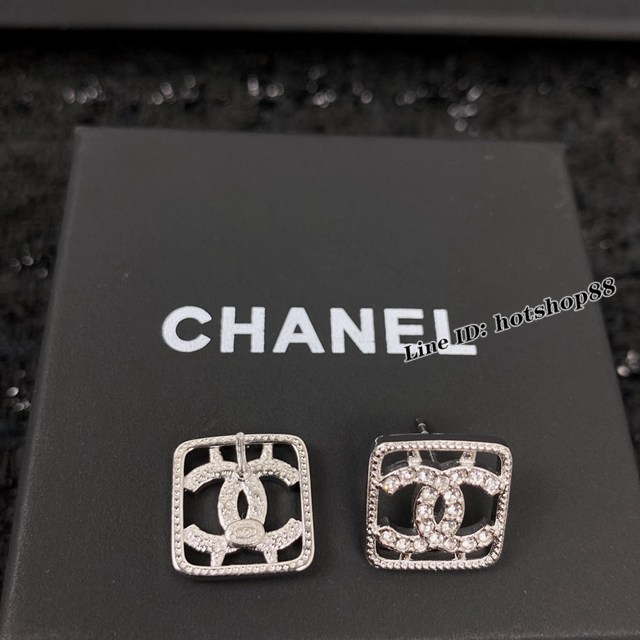 Chanel專櫃新款飾品新款耳釘 香奈兒s925銀針耳環耳飾 zgb2157